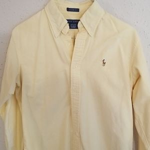 yellow Ralph Lauren button down